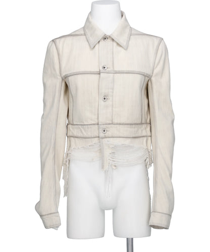 Rick Owens(リックオウエンス) 2026SS CROPPED WORKER RR01F2703DMWSH