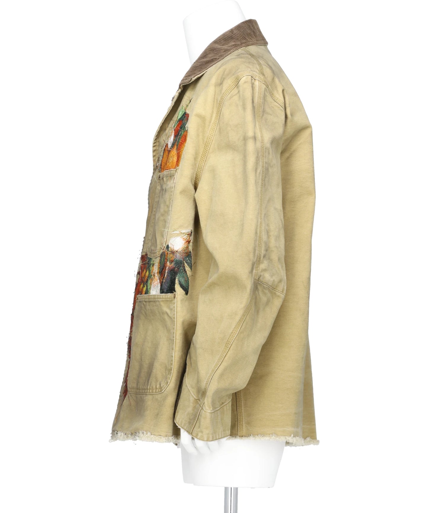 VEGETABLE EMBROIDERY WORK JACKET