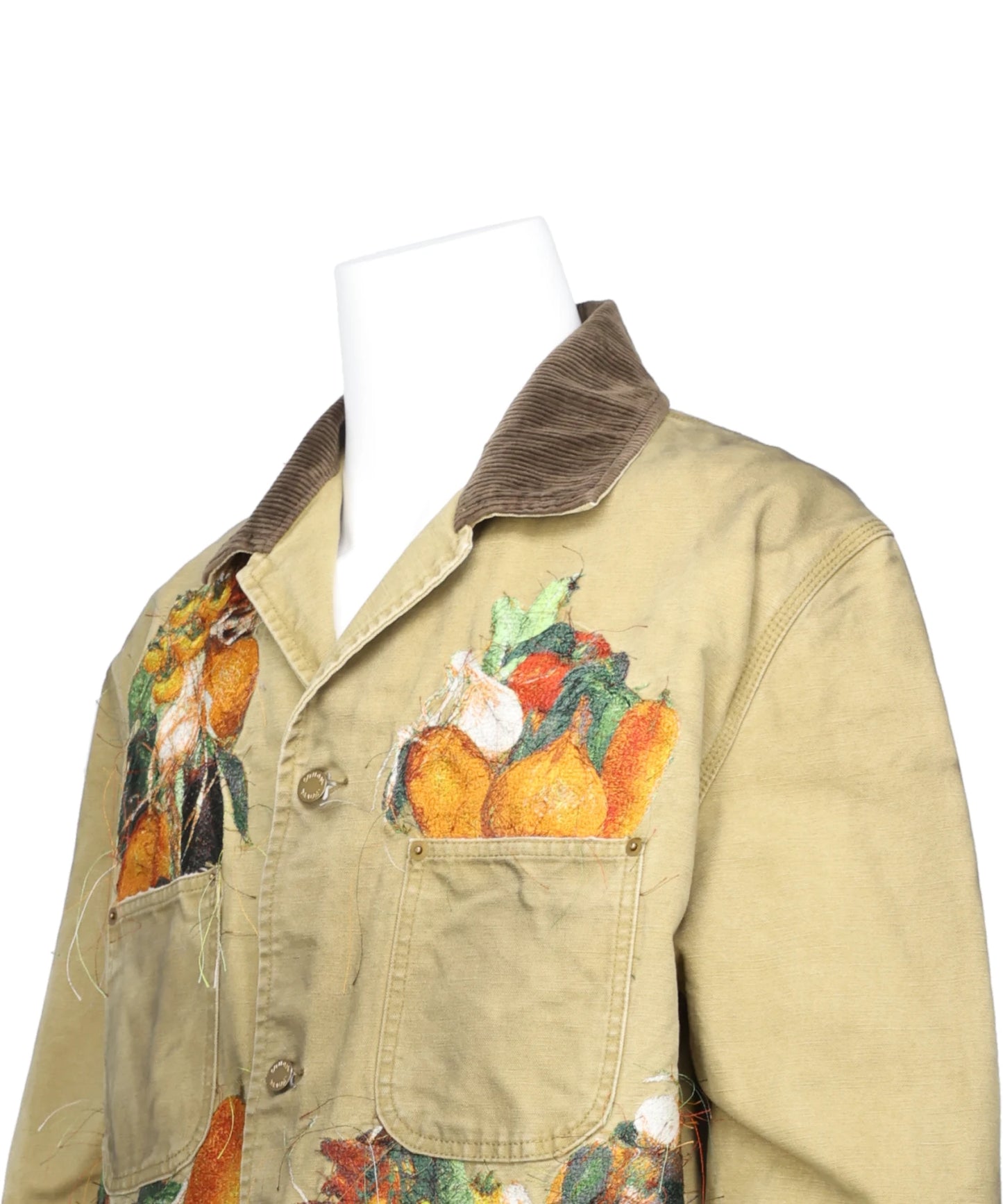 VEGETABLE EMBROIDERY WORK JACKET