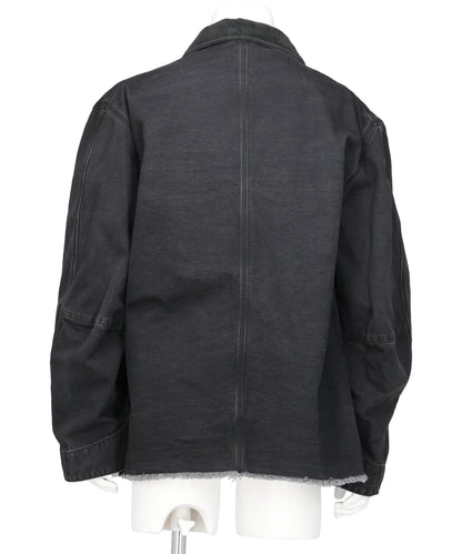 VEGETABLE EMBROIDERY WORK JACKET