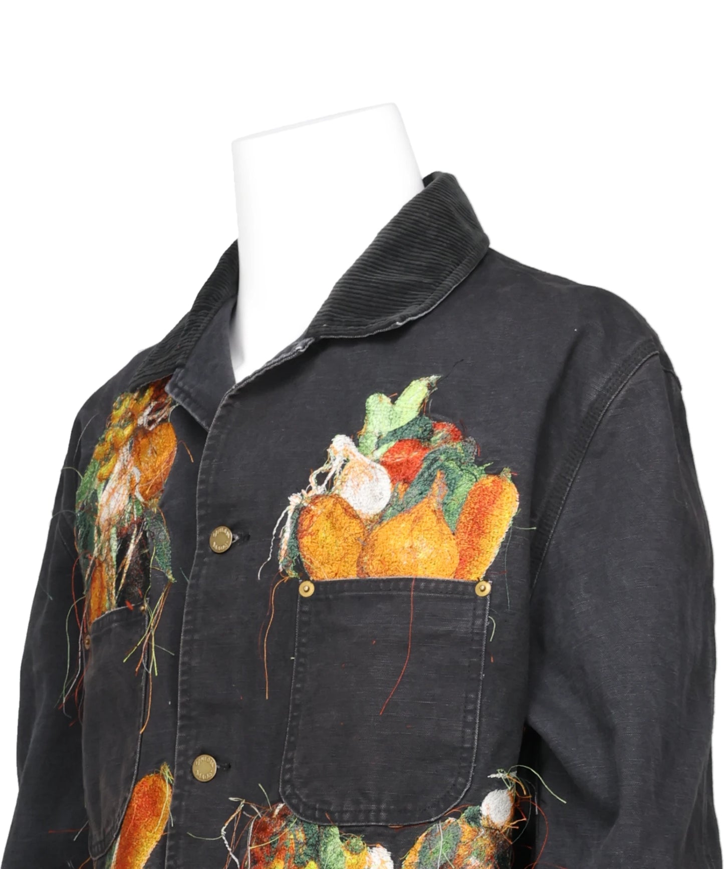 VEGETABLE EMBROIDERY WORK JACKET