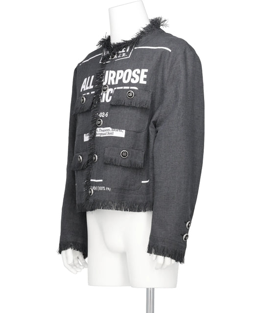 SANDBAG TWEED JACKET