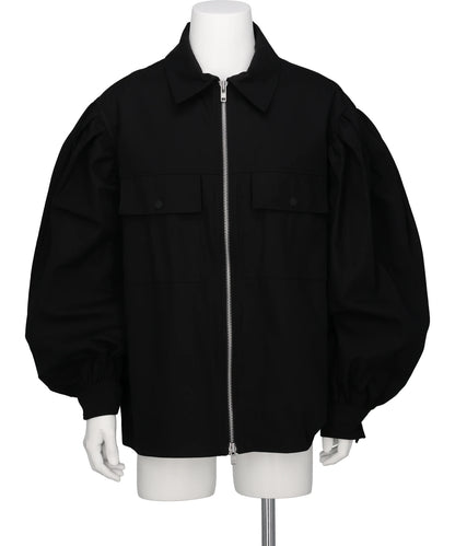 Simone Rocha(シモーネ ロシャ) 2026SS PUFF SLEEVE UTILITY PEN POCKET JACKET W/ DAISY 96760512001