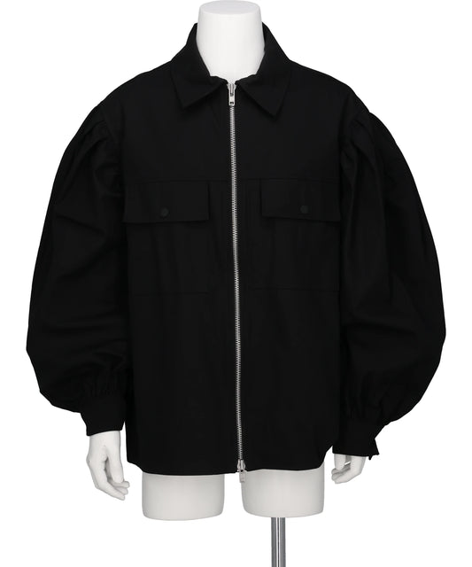 Simone Rocha(シモーネ ロシャ) 2026SS PUFF SLEEVE UTILITY PEN POCKET JACKET W/ DAISY 96760512001