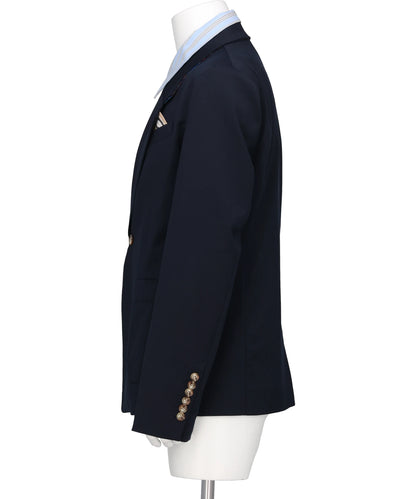5 MINUTES EARLY JACKET- NAVY+BLUE STRIPE BLU