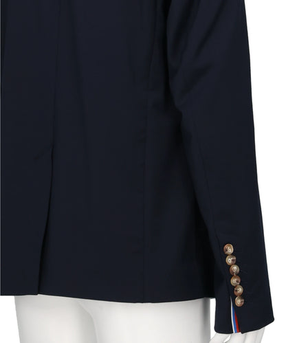 5 MINUTES EARLY JACKET- NAVY+BLUE STRIPE BLU