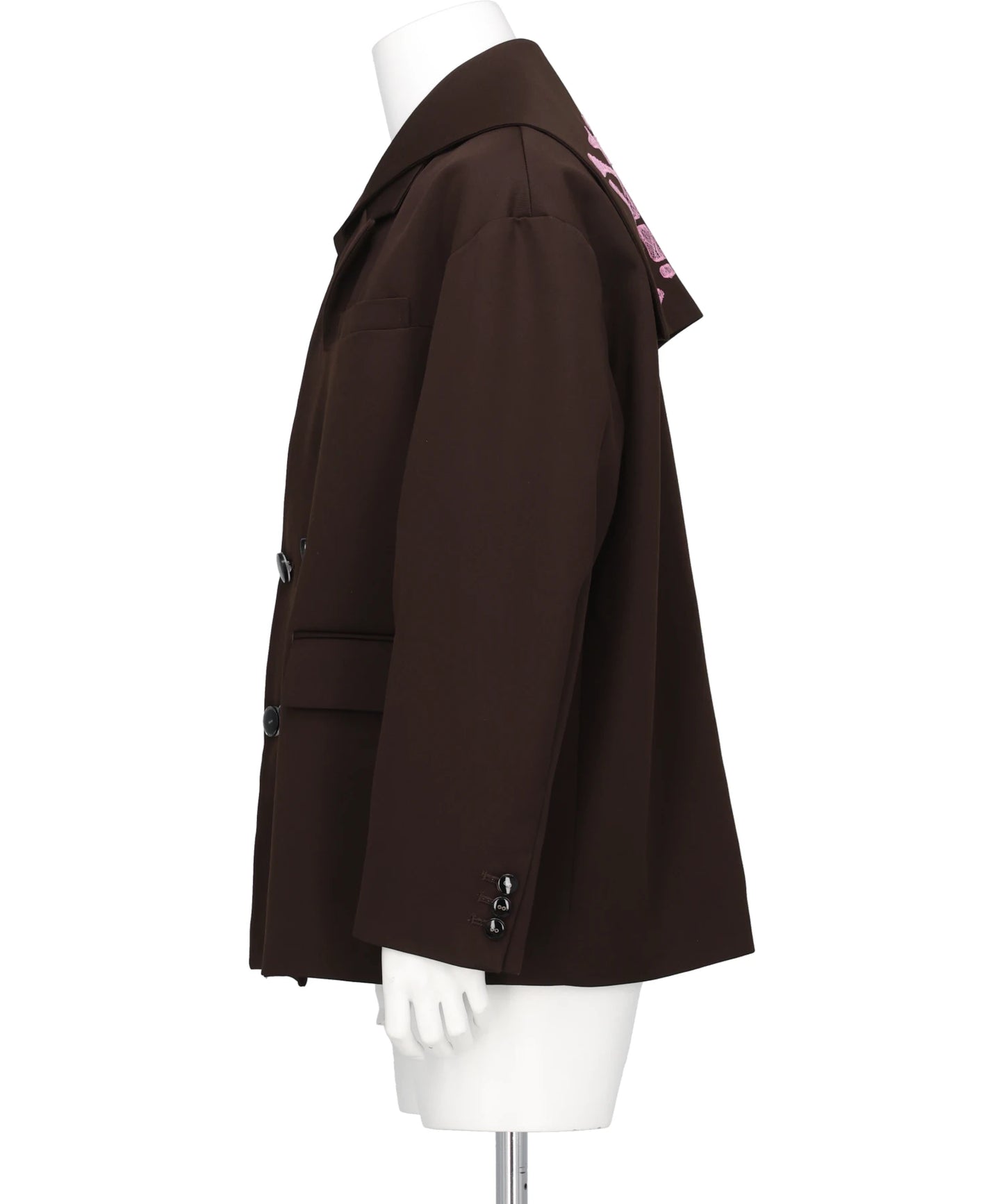 FADE LAPEL DOUBLE JACKET+DETACHEDBONE SAILOR