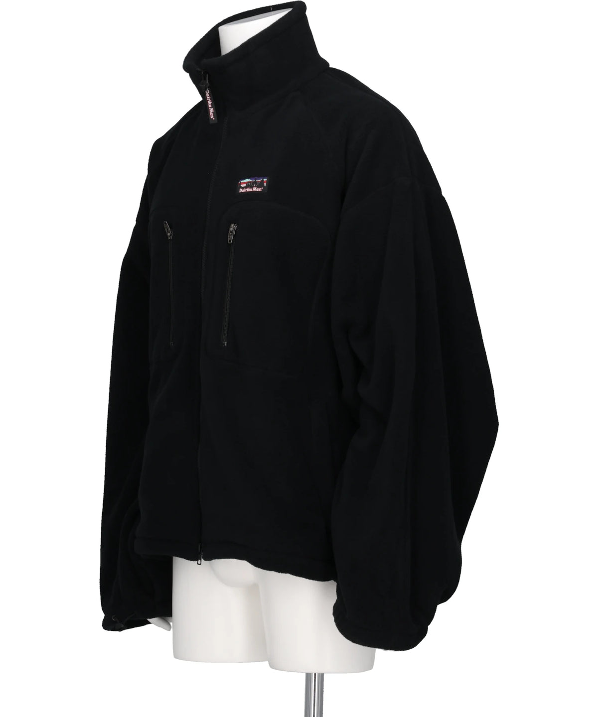 "BIG SLEEVE" ZIP UP FLEECE JACKET
