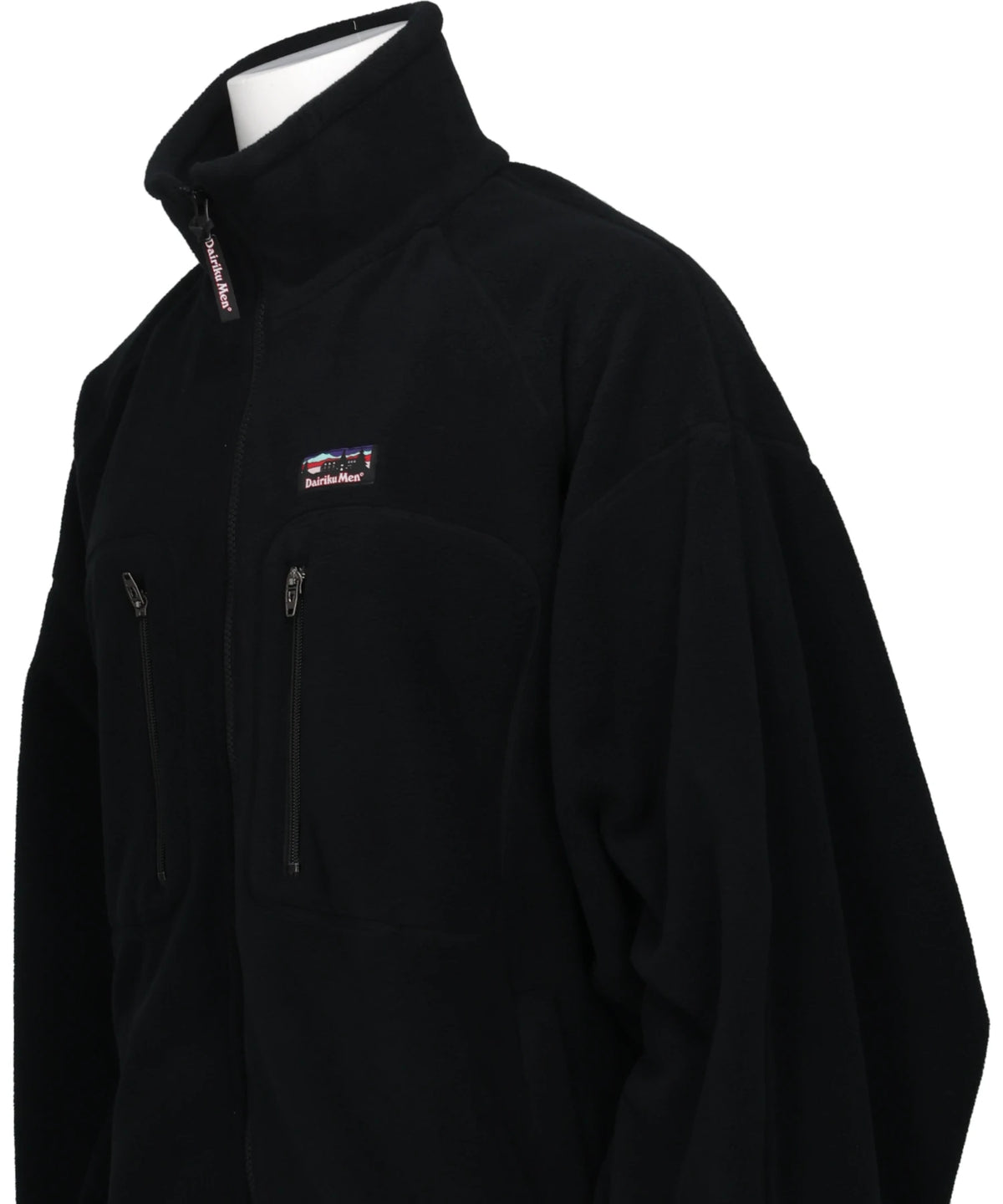"BIG SLEEVE" ZIP UP FLEECE JACKET