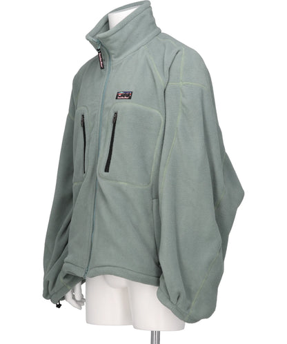 "BIG SLEEVE" ZIP UP FLEECE JACKET