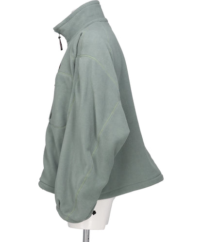 "BIG SLEEVE" ZIP UP FLEECE JACKET