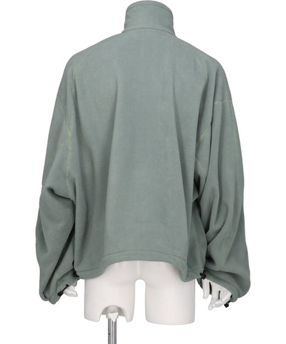 "BIG SLEEVE" ZIP UP FLEECE JACKET