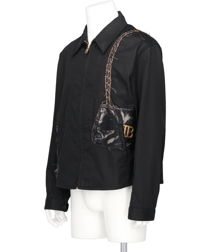 TROMPE L’OEIL EMBROIDERY DRIZZLER JACKET