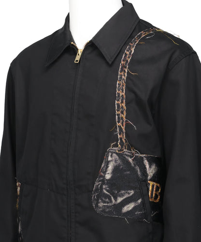 TROMPE L’OEIL EMBROIDERY DRIZZLER JACKET