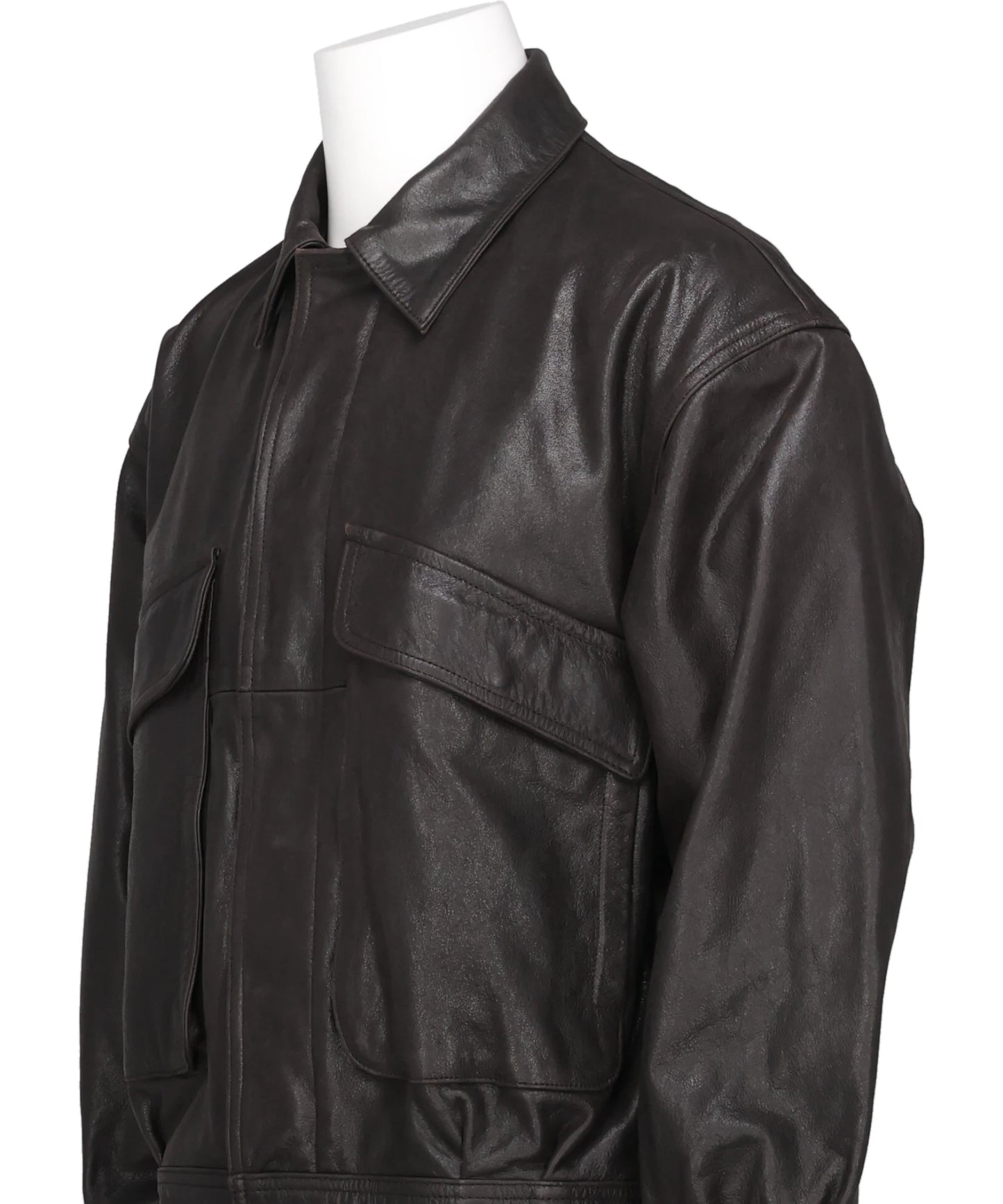 LEATHER FLIGHT JACKET