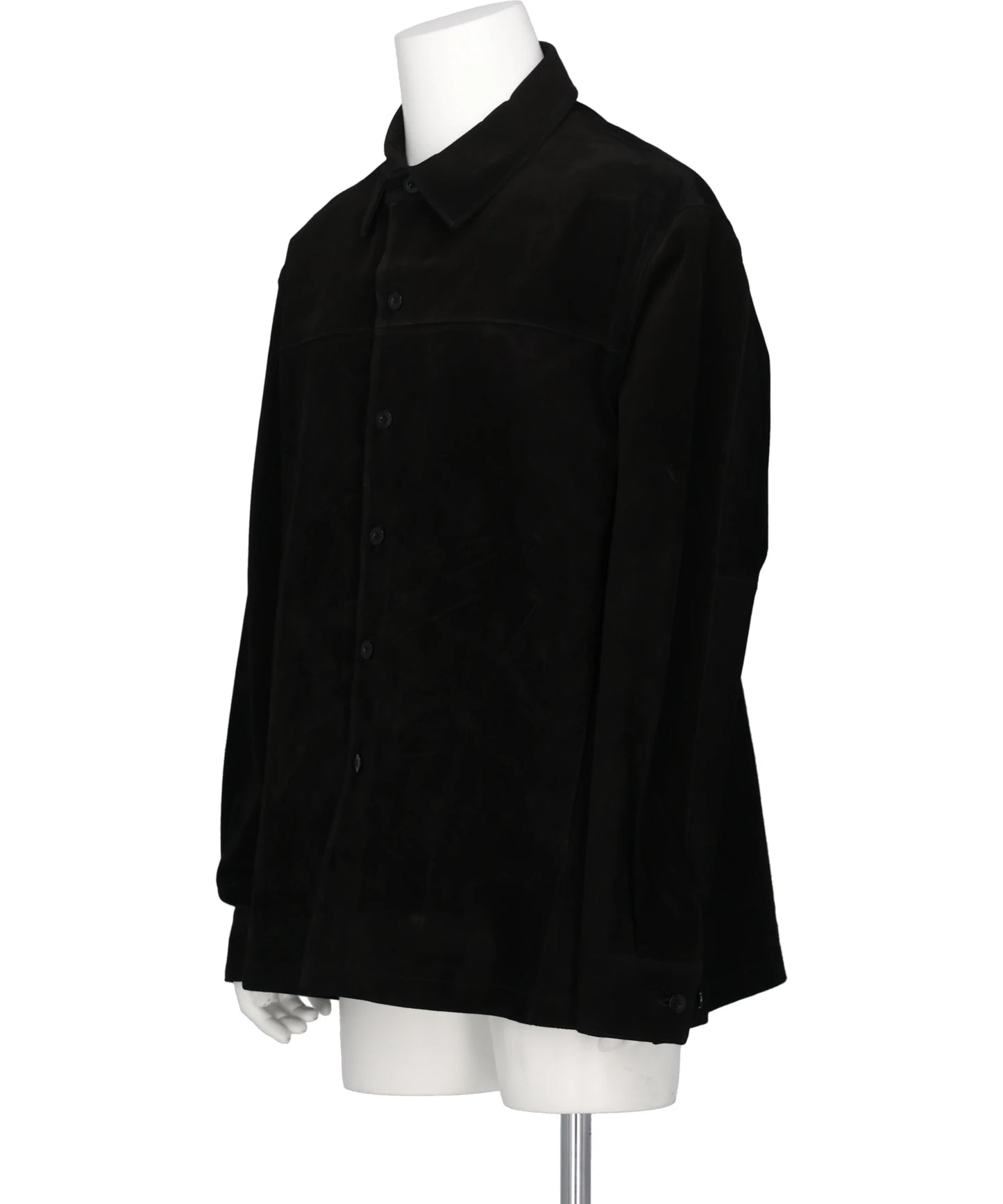 PIG SUEDE SHIRT JACKET