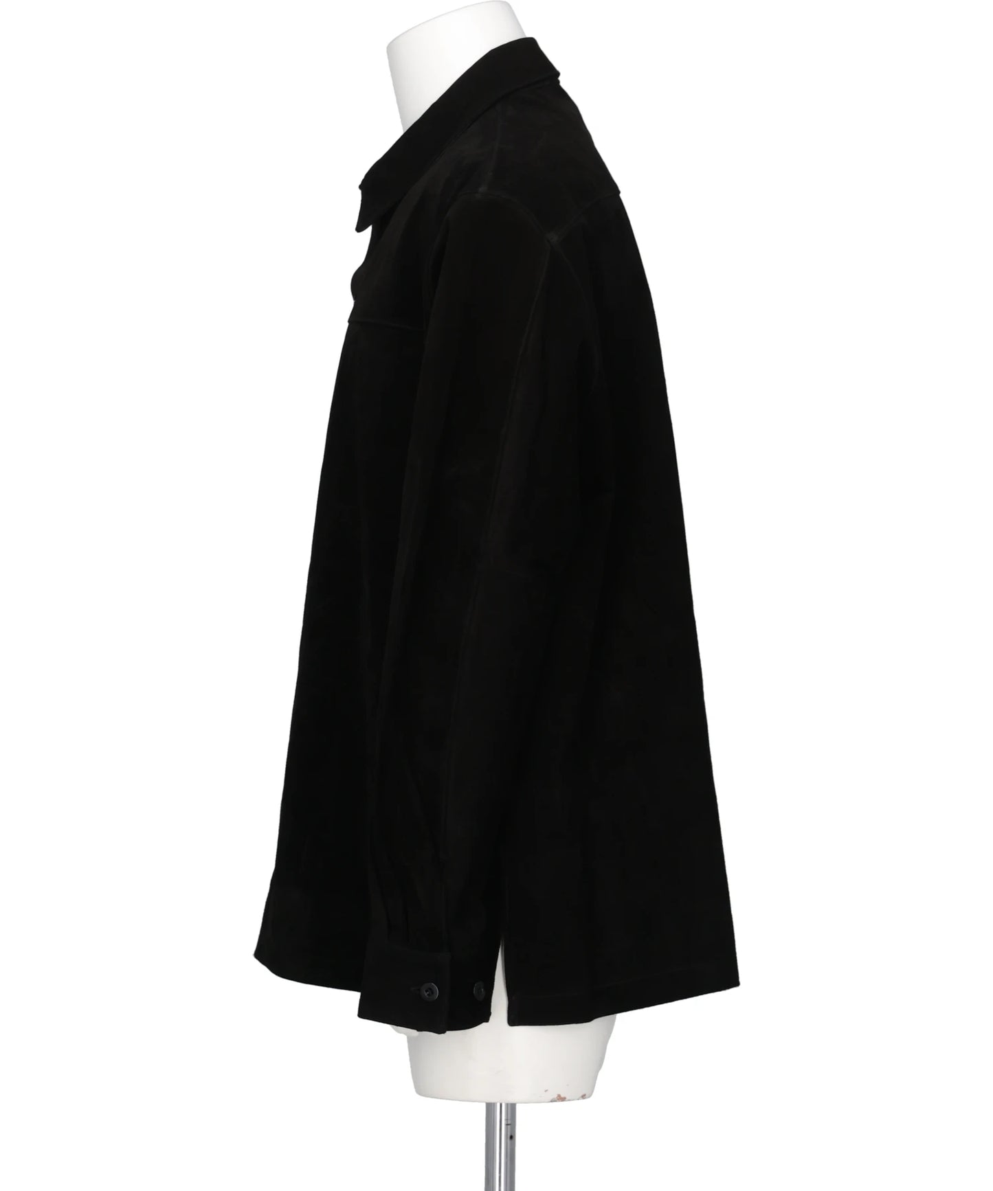 PIG SUEDE SHIRT JACKET