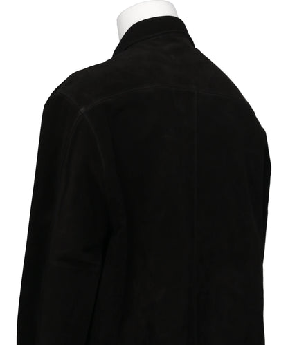 PIG SUEDE SHIRT JACKET