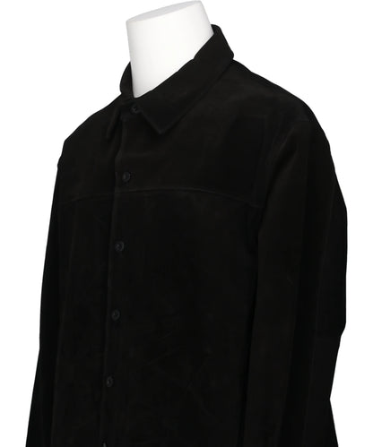 PIG SUEDE SHIRT JACKET