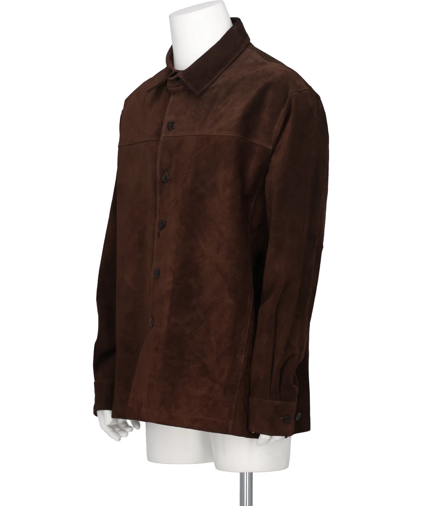 PIG SUEDE SHIRT JACKET