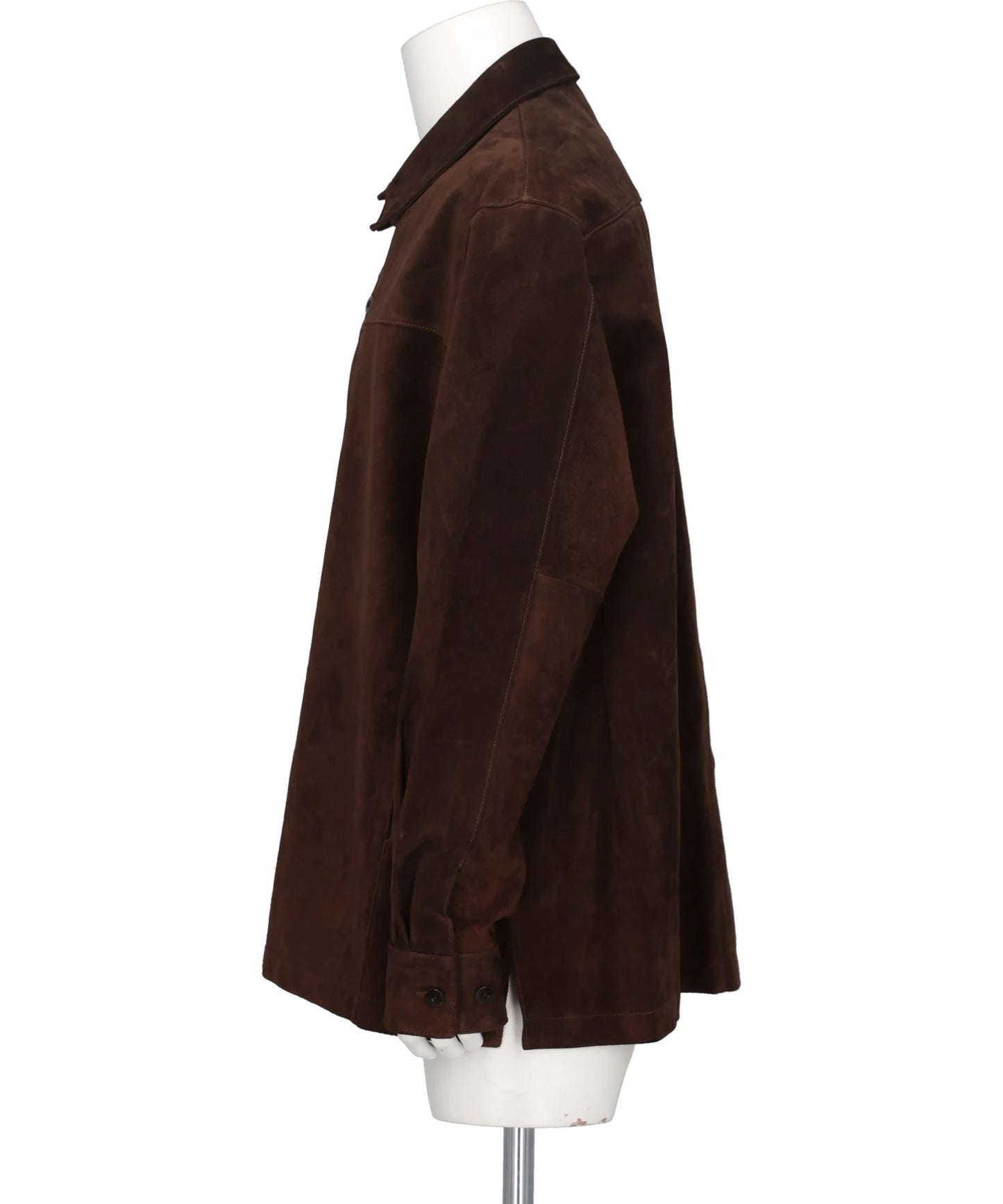 PIG SUEDE SHIRT JACKET