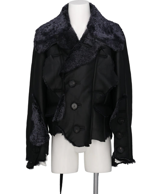 MASU NATIVE PRINCE MOUTON JACKET