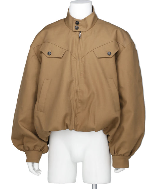 VIVIANO(ヴィヴィアーノ) 2026AW GABARDINE BALLOON HARRINGTON JACKET VM-AW26-J07