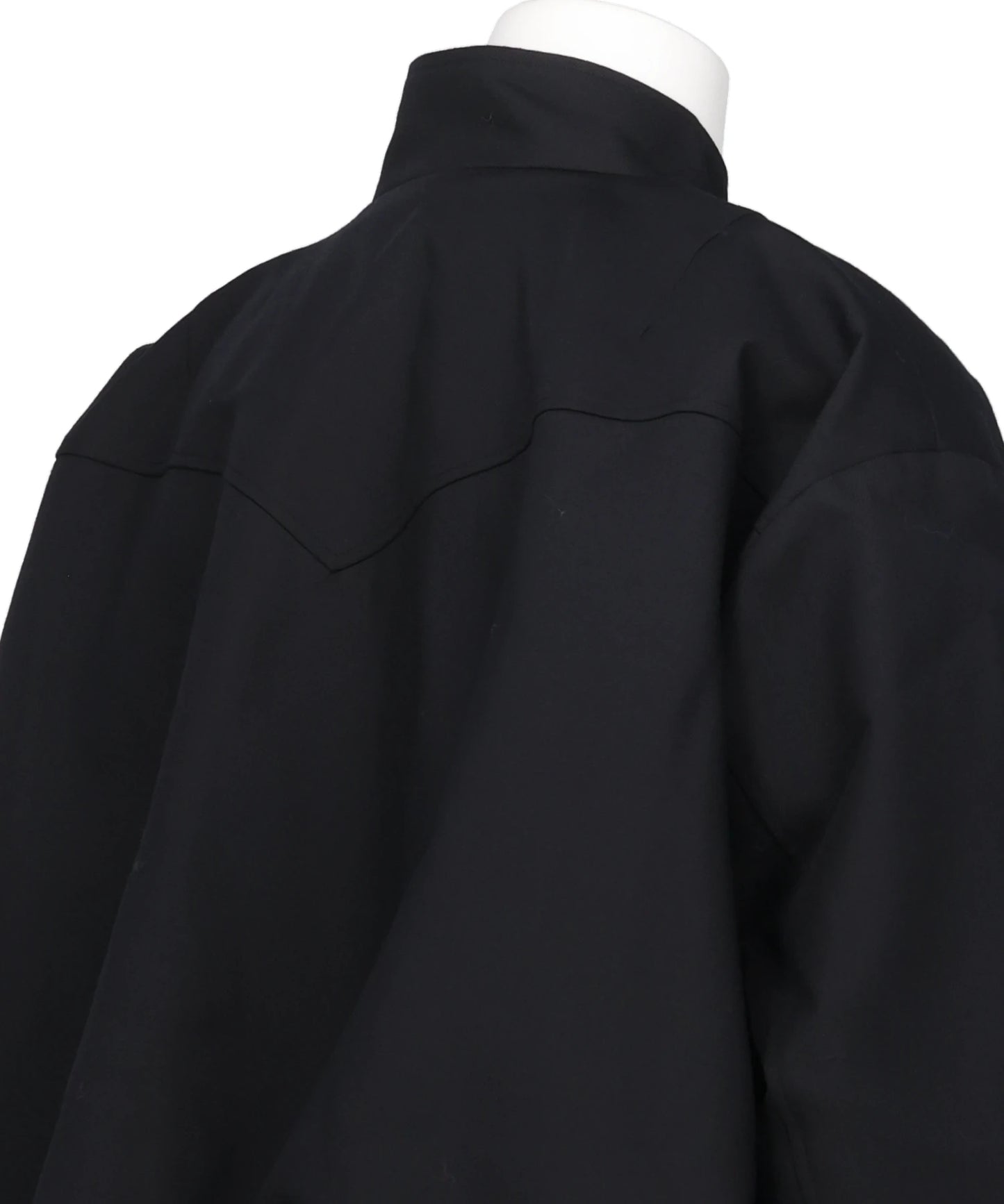 GABARDINE BALLOON HARRINGTON JACKET