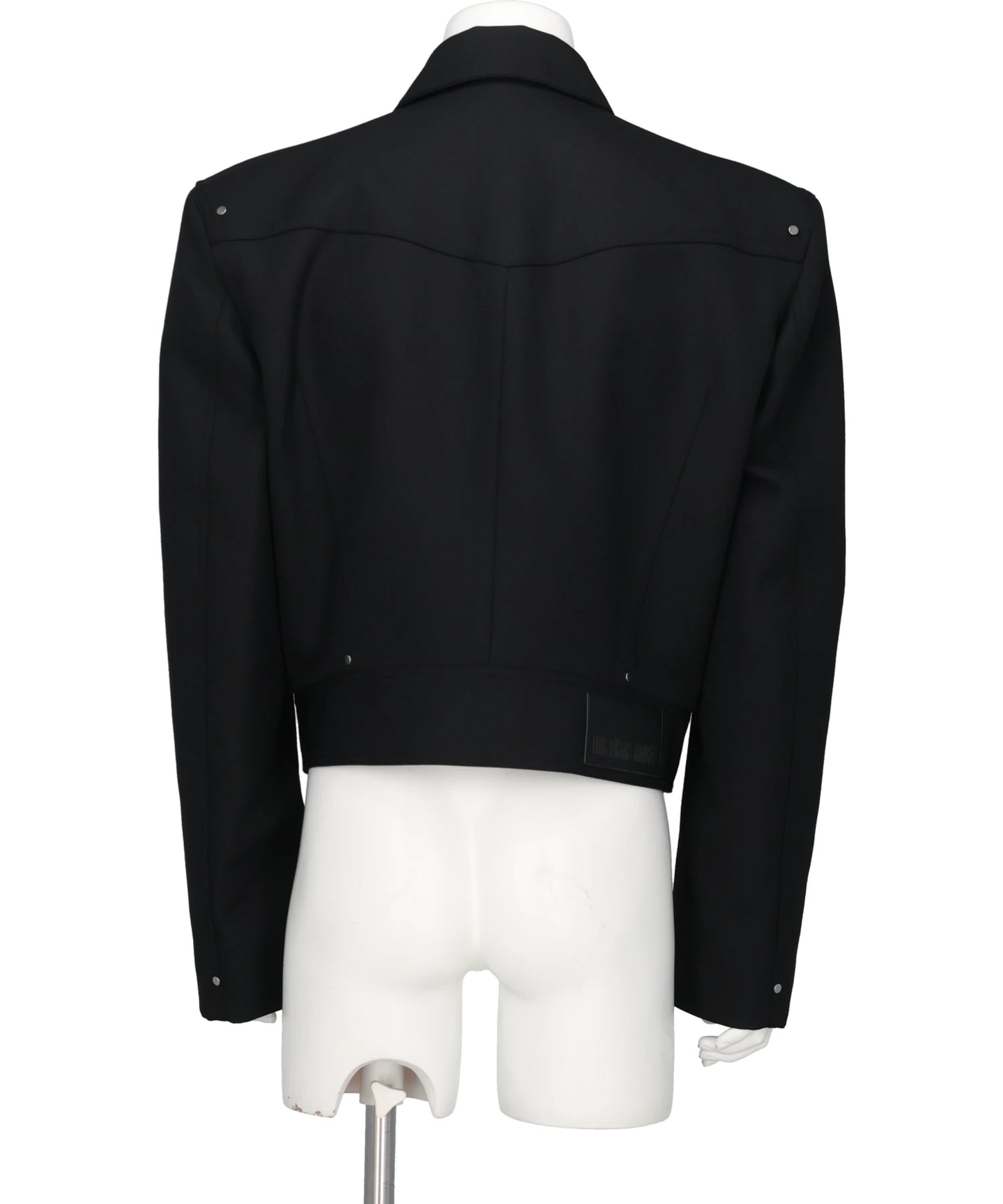 ZIPPED WIDE SHOULDERS JACKET