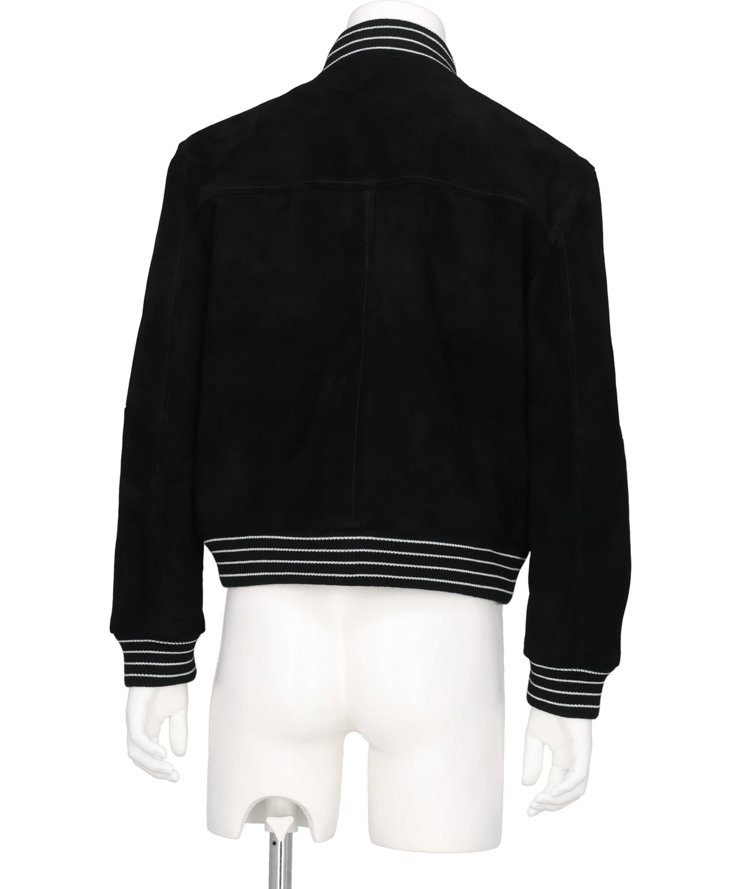 SUEDE VARSITY JACKET