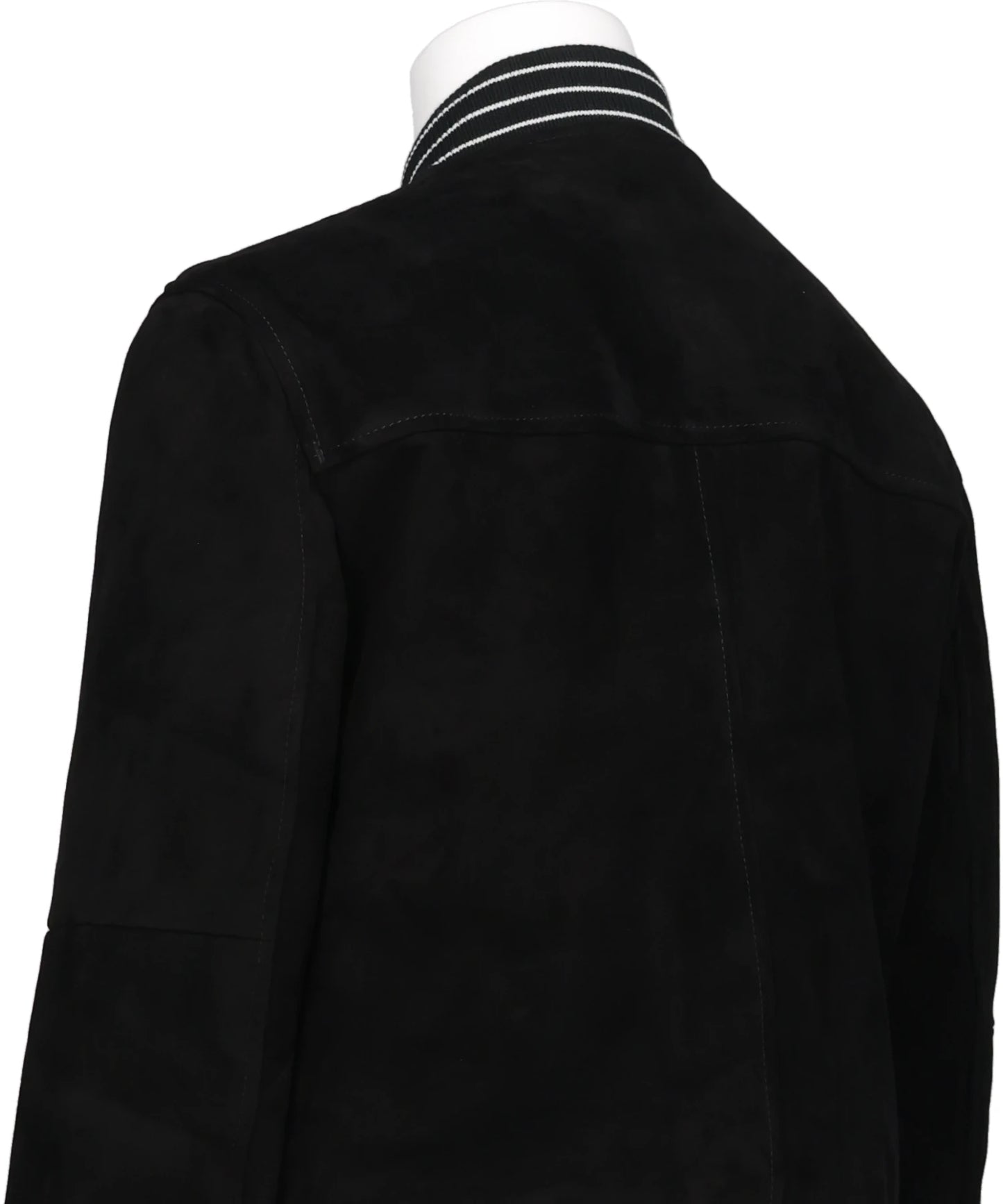 SUEDE VARSITY JACKET