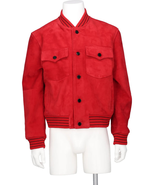 ERNEST W.BAKER(アーネスト・W・ベイカー) 2026AW SUEDE VARSITY JACKET JA97L-MU02