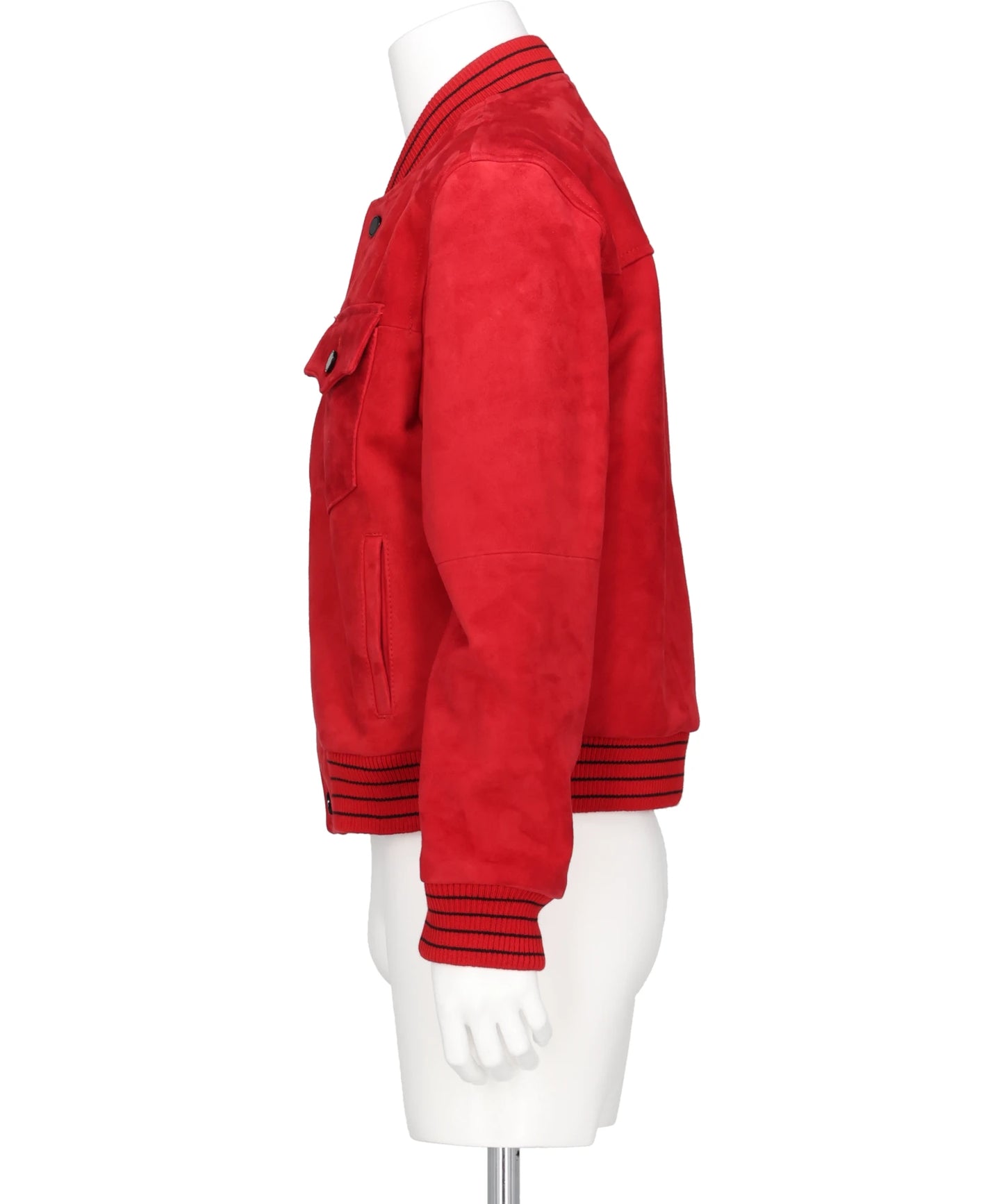 SUEDE VARSITY JACKET