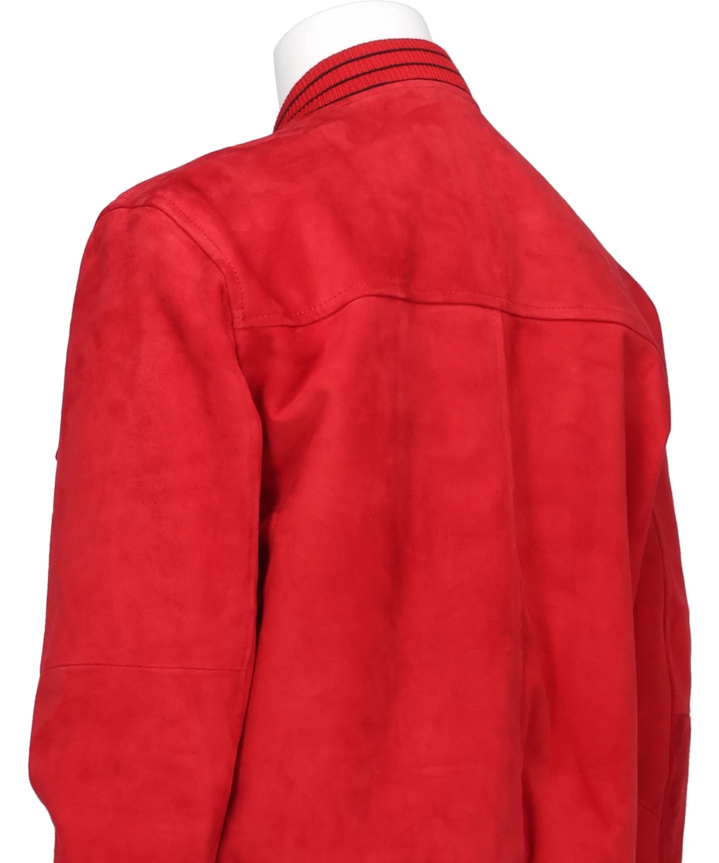 SUEDE VARSITY JACKET