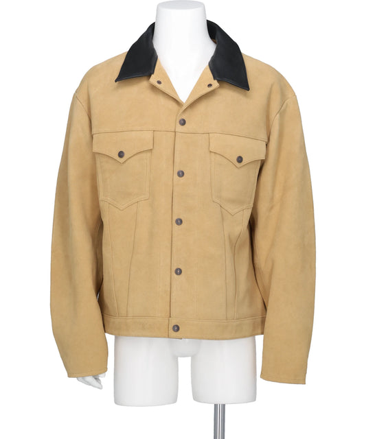 KAMIYA(カミヤ) 2026AW SUEDE TRUCKER JACKET　G17BL014