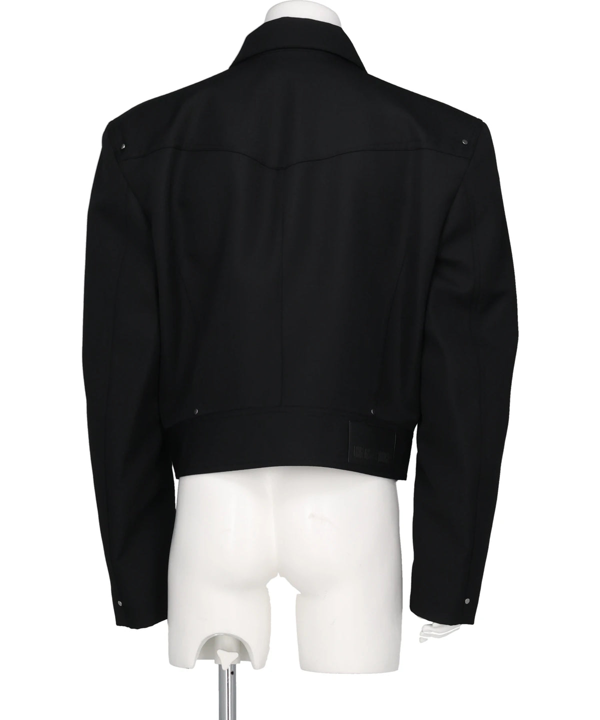 ZIPPED WIDE SHOULDERS JACKET