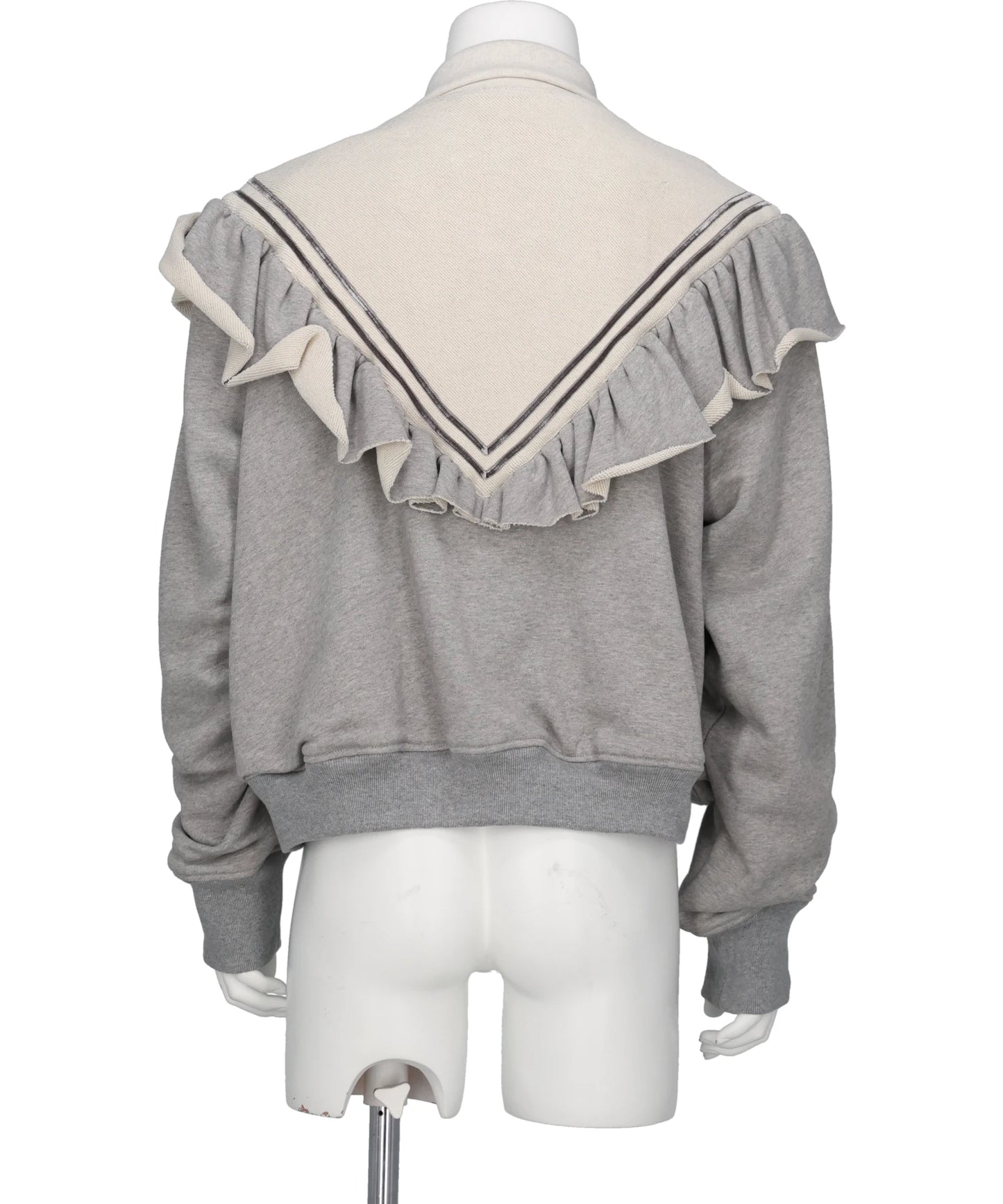 FRILL JERSEY TRACK JACKET