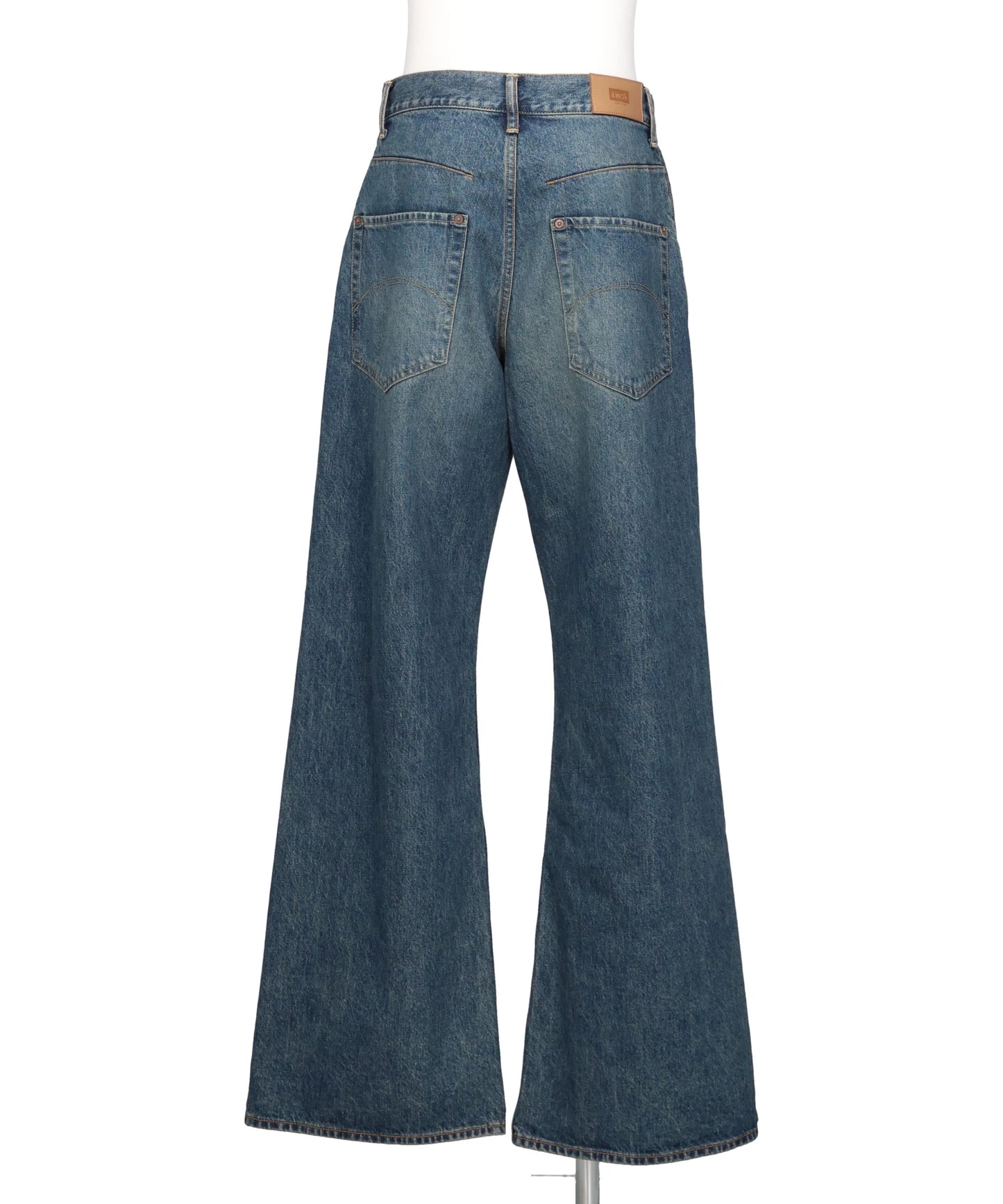 CHAIN DAMAGE DENIM PANTS