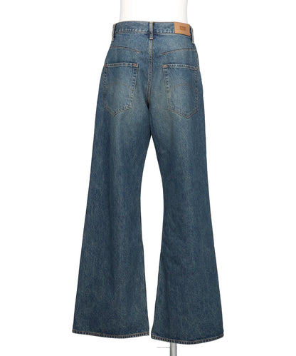 CHAIN DAMAGE DENIM PANTS