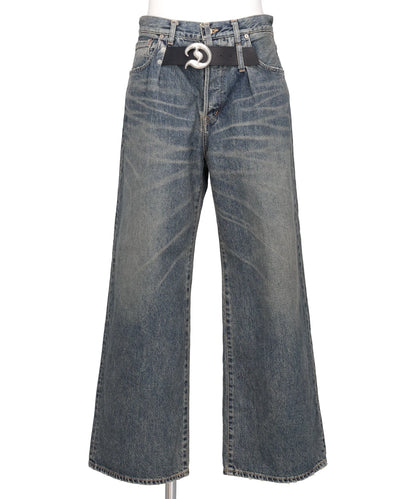 DAIRIKU(ダイリク) "D"BUCKLE SUPER WIDE DENIM PANTS