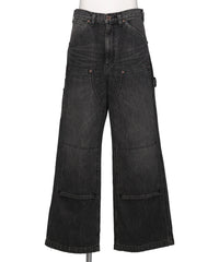 DAIRIKU(ダイリク) VINTAGE WASHED PAINTER DENIM WIDE PANTS