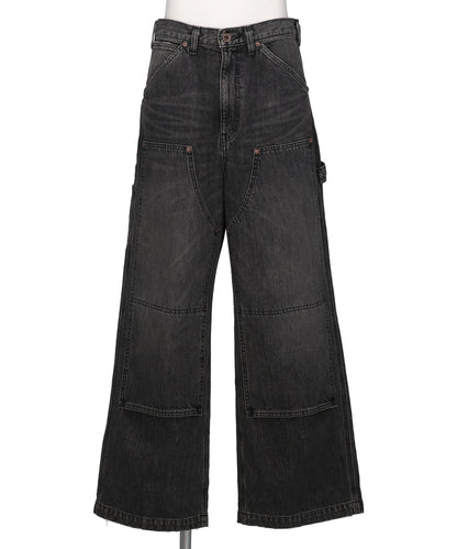 DAIRIKU(ダイリク) VINTAGE WASHED PAINTER DENIM WIDE PANTS