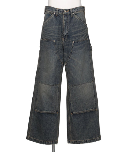  DAIRIKU(ダイリク)VINTAGE WASHED PAINTER DENIM WIDE PANTS