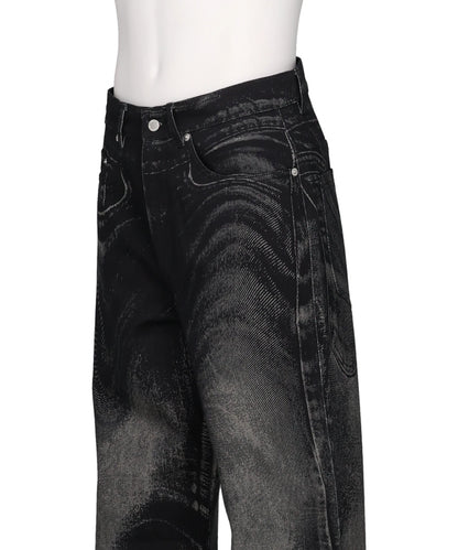 JEANS BK/GY-34 LAB