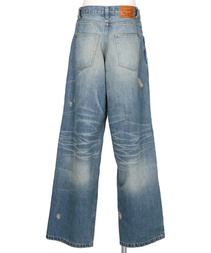 DENIM WIDE PANTS