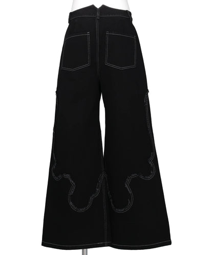 DENIM WESTERN PANTS