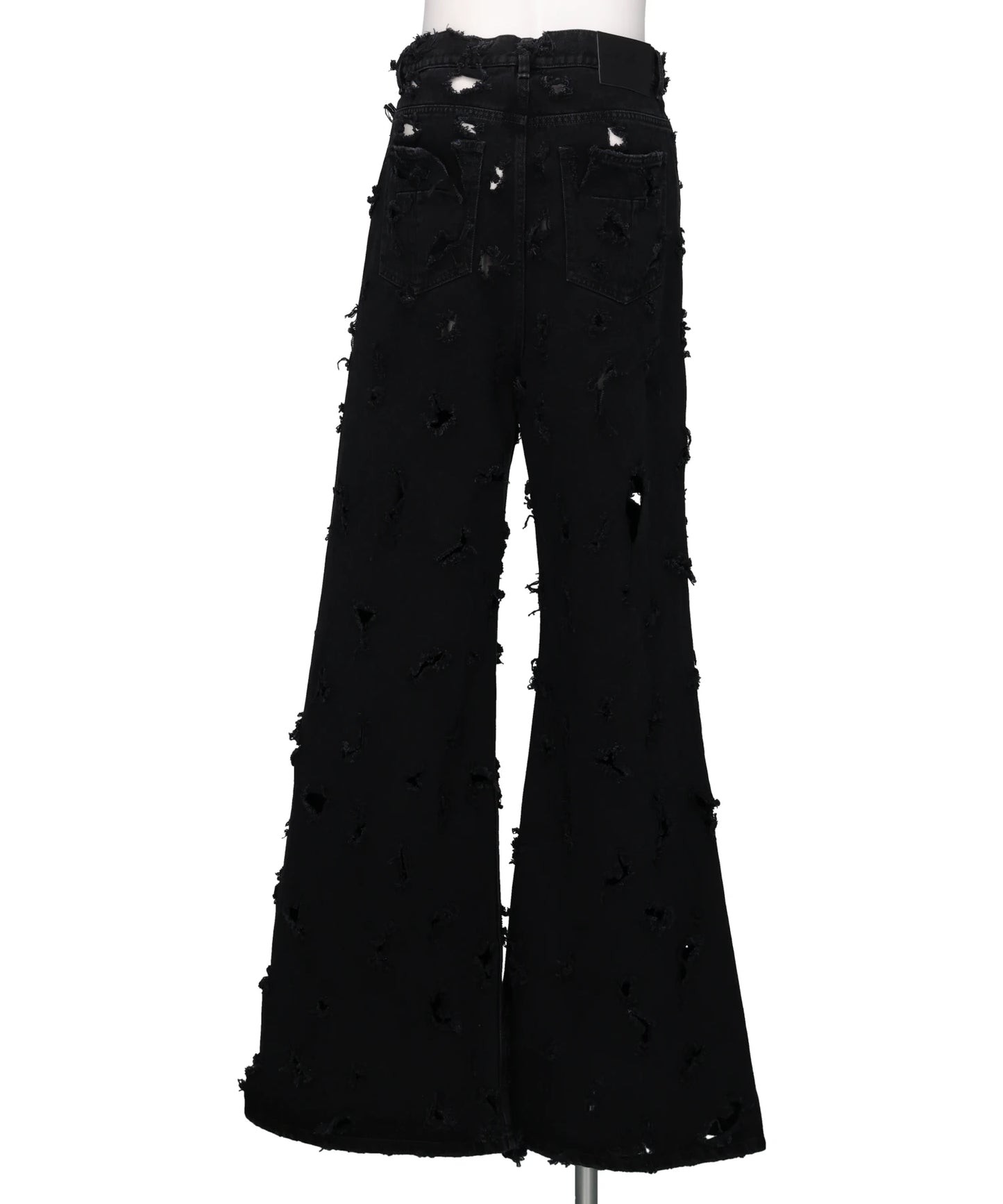 UNISEX DESTROYED JEANS WOVEN