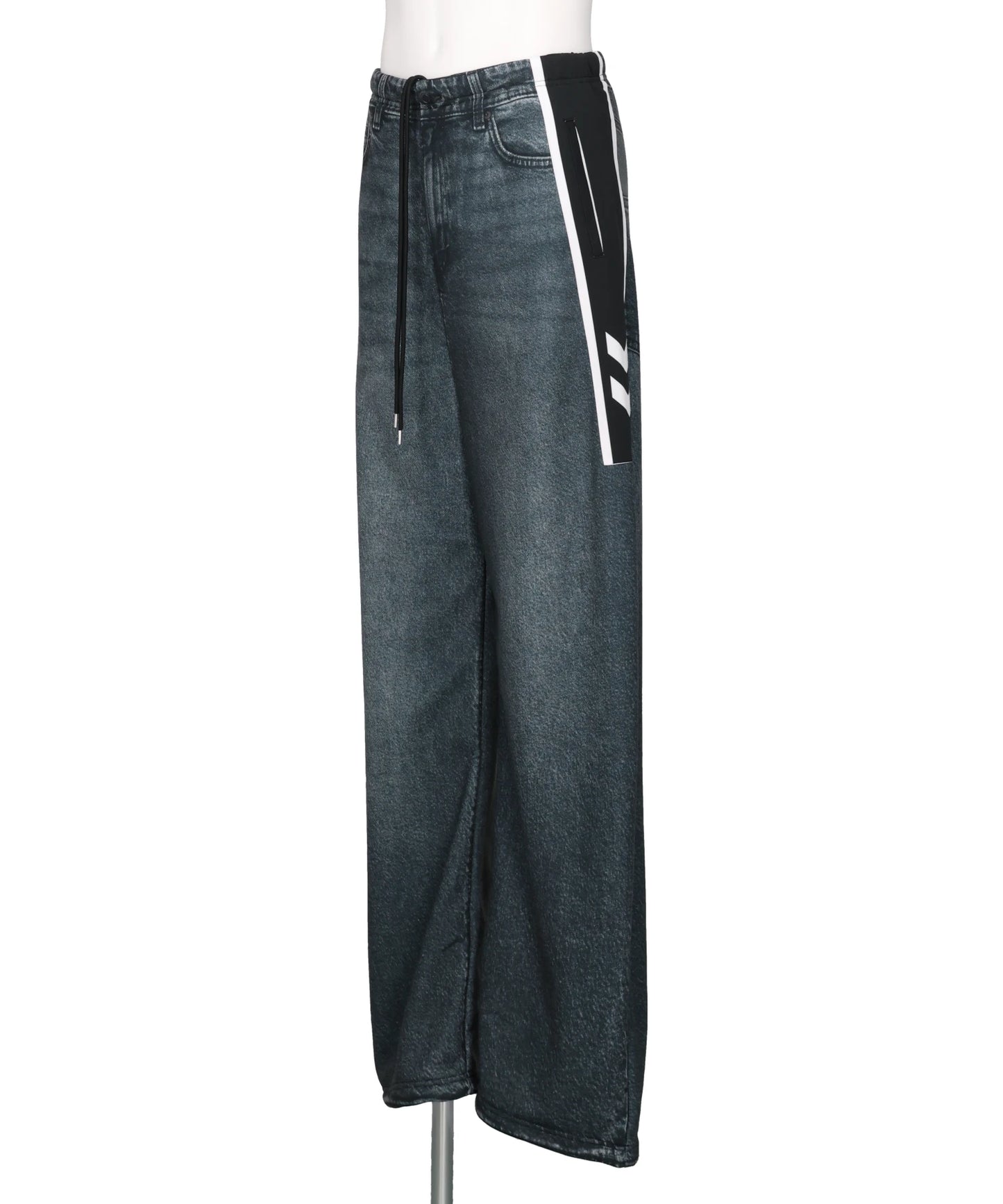 TRANSCRIPTION DENIM SWEAT TROUSER