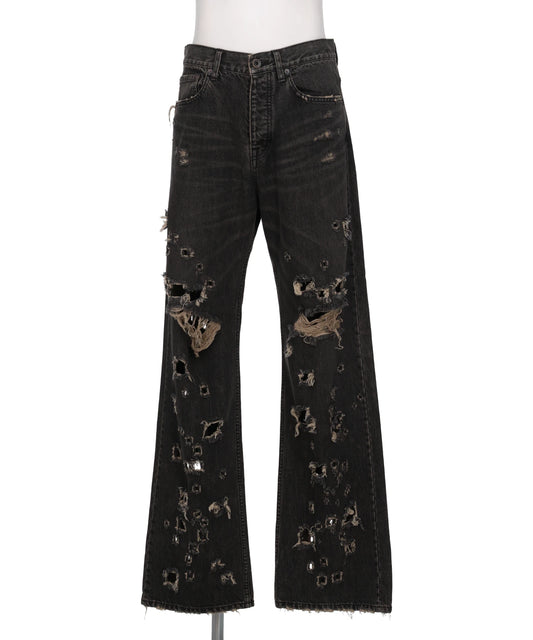 DAIRIKU（ダイリク）“DAMAGE” STRAIGHT DENIM PANTS