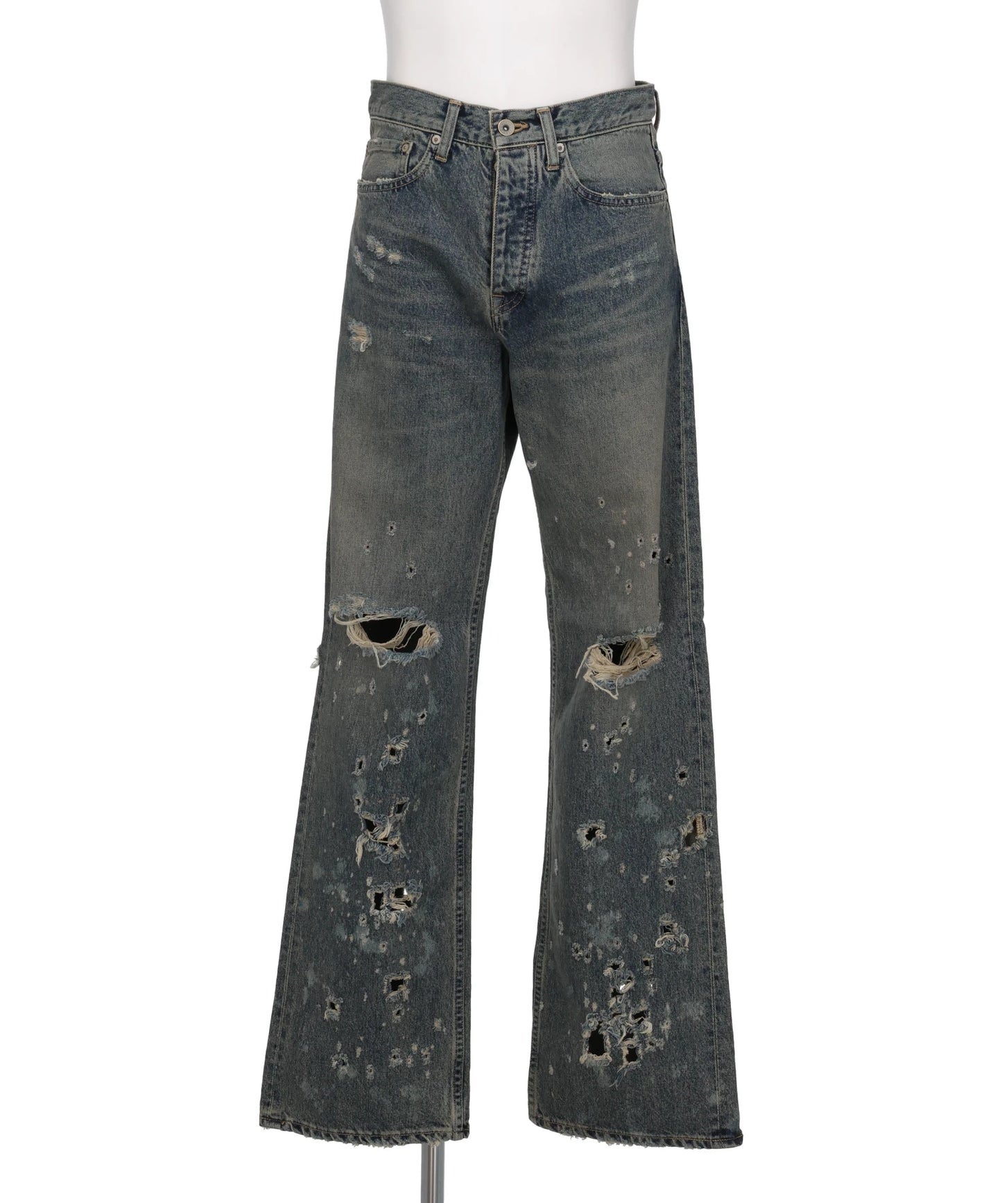 DAIRIKU（ダイリク）“DAMAGE” STRAIGHT DENIM PANTS